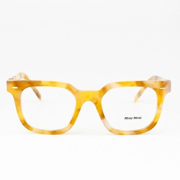 Miu Miu Other - NEW Miu Miu MU06XV 13U1O1 Havana Cream Square Unisex Eyeglasses 0MU 06XV